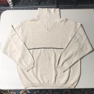 Zanetti Wool Sweater Size Large Mens